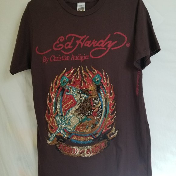 Ed Hardy Other - Ed Hardy Christian Audigier. Rare Vintage collectible t-shirt . With cry…